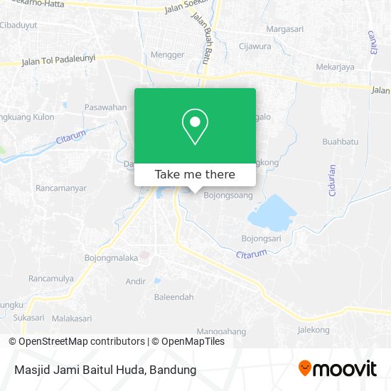 Masjid Jami Baitul Huda map