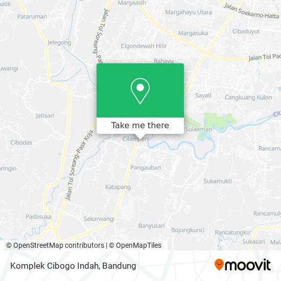 Komplek Cibogo Indah map