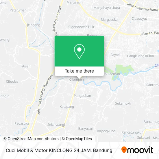 Cuci Mobil & Motor KINCLONG 24 JAM map