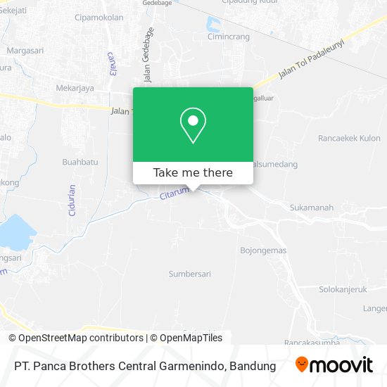 PT. Panca Brothers Central Garmenindo map