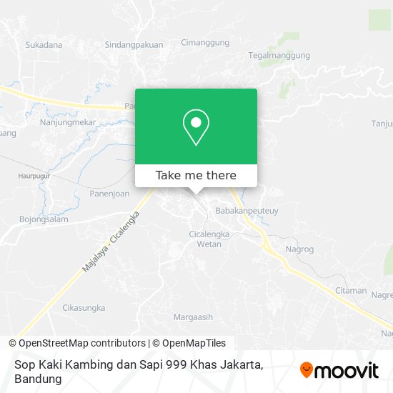 Sop Kaki Kambing dan Sapi 999 Khas Jakarta map