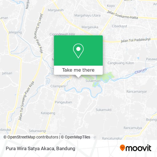 Pura Wira Satya Akaca map