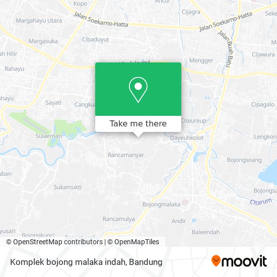 Komplek bojong malaka indah map