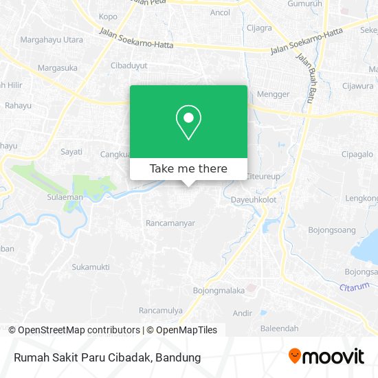Rumah Sakit Paru Cibadak map