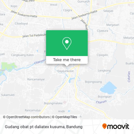 Gudang obat pt daliatex kusuma map