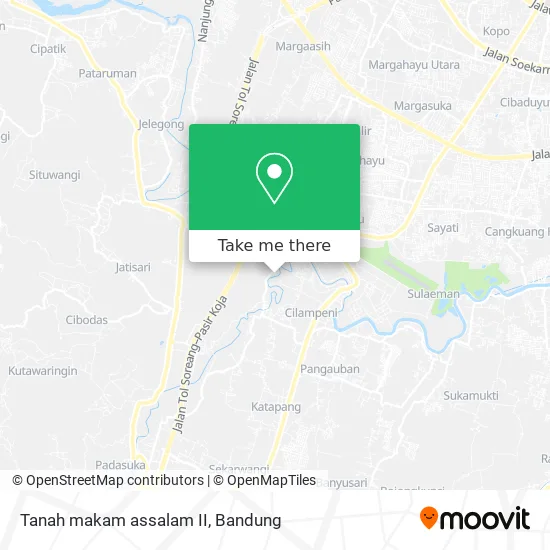 Tanah makam assalam II map