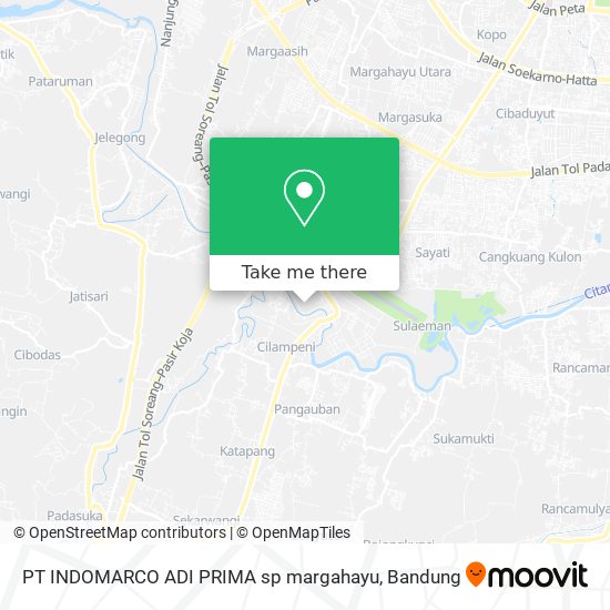 PT INDOMARCO ADI PRIMA sp margahayu map