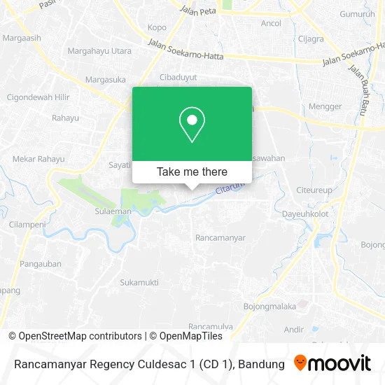 Rancamanyar Regency Culdesac 1 (CD 1) map