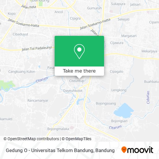 Gedung O - Universitas Telkom Bandung map