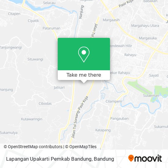 Lapangan  Upakarti Pemkab Bandung map