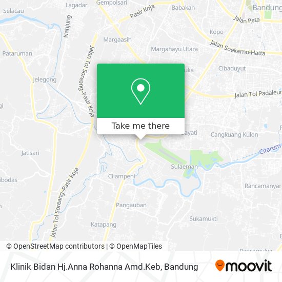 Klinik Bidan Hj.Anna Rohanna Amd.Keb map