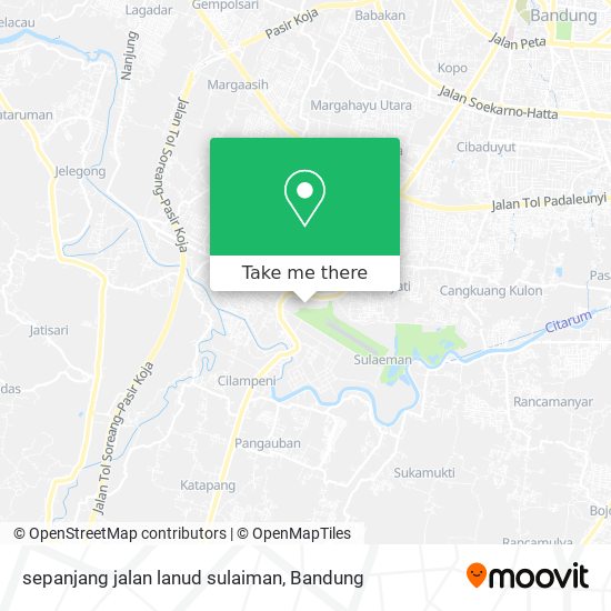sepanjang jalan lanud sulaiman map