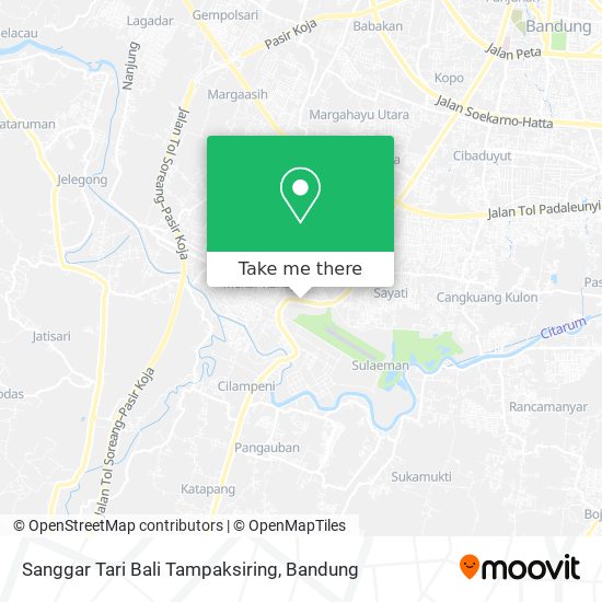 Sanggar Tari Bali Tampaksiring map