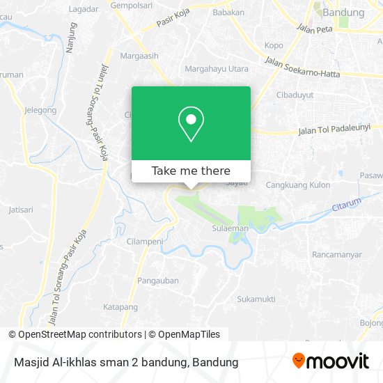 Masjid Al-ikhlas sman 2 bandung map