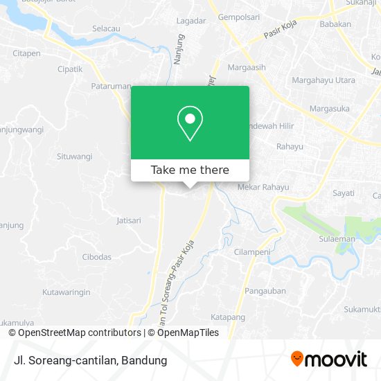 Jl. Soreang-cantilan map