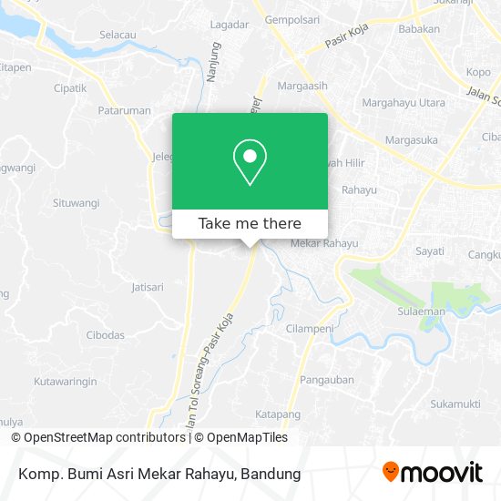 Komp. Bumi Asri Mekar Rahayu map