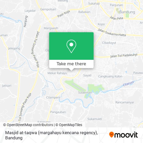 Masjid at-taqwa (margahayu kencana regency) map