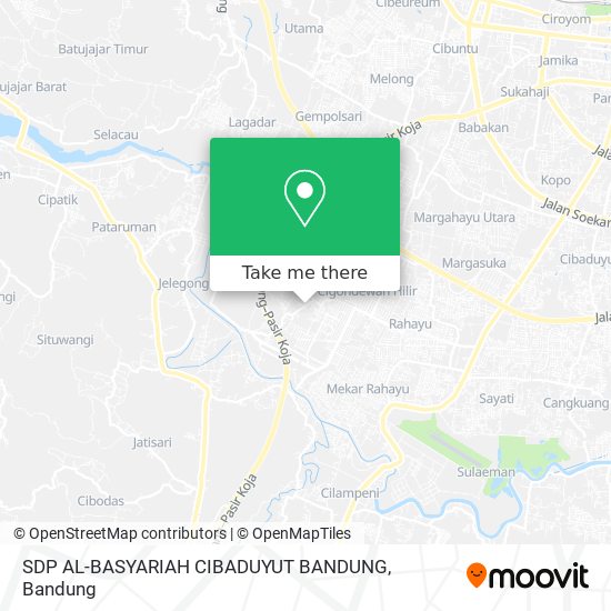 SDP AL-BASYARIAH CIBADUYUT BANDUNG map