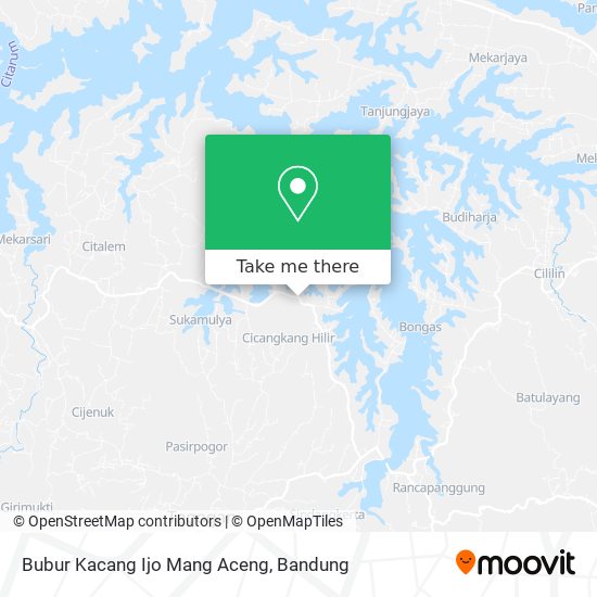 Bubur Kacang Ijo Mang Aceng map