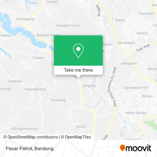 Pasar Patrol map