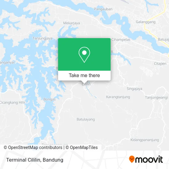 Terminal Cililin map
