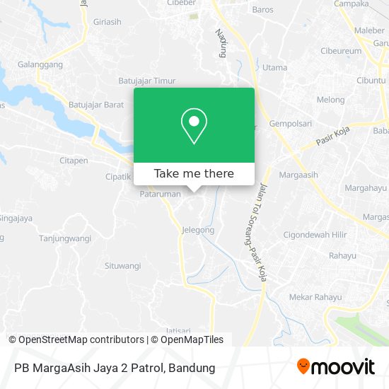 PB MargaAsih Jaya 2 Patrol map