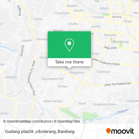 Gudang plastik ,cibolerang map