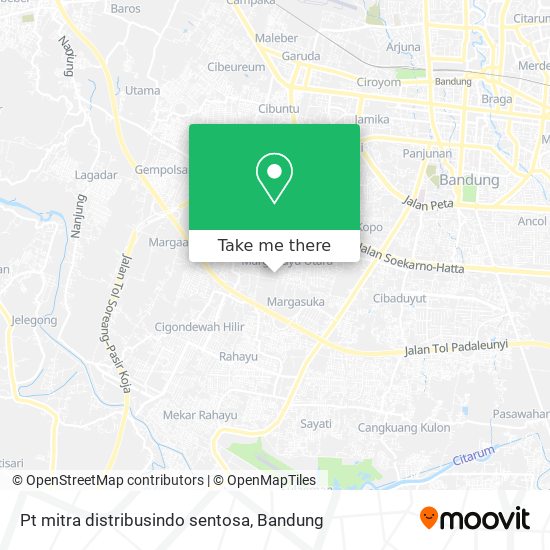 Pt mitra distribusindo sentosa map