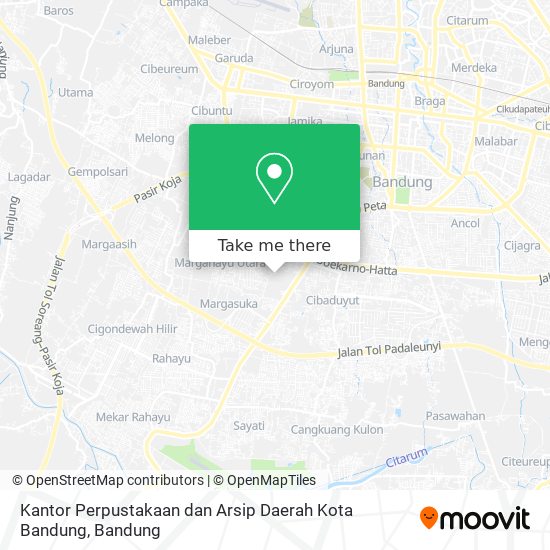 Kantor Perpustakaan dan Arsip Daerah Kota Bandung map