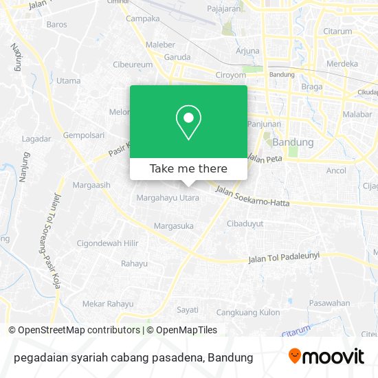 pegadaian syariah cabang pasadena map