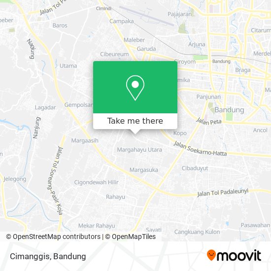 Cimanggis map