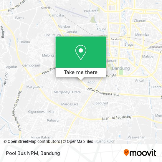 Pool Bus NPM map