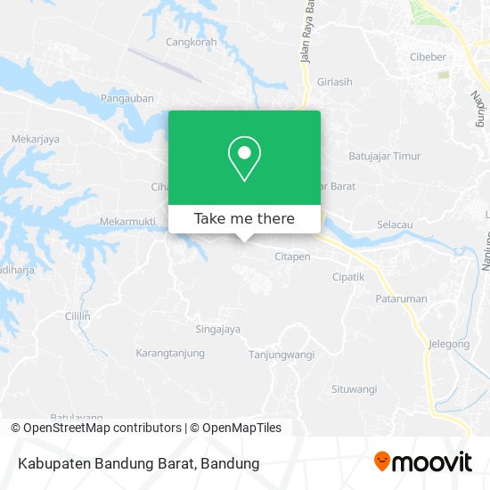 Kabupaten Bandung Barat map