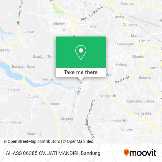 AHASS 06385 CV. JATI MANDIRI map