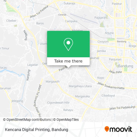 Kencana Digital Printing map