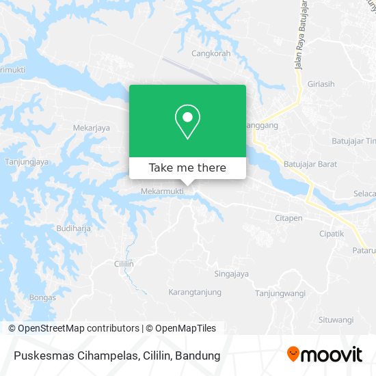 Puskesmas Cihampelas, Cililin map