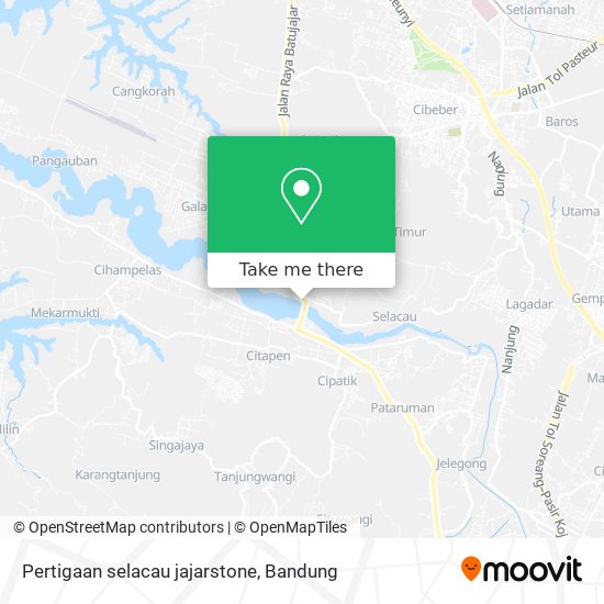Pertigaan selacau jajarstone map