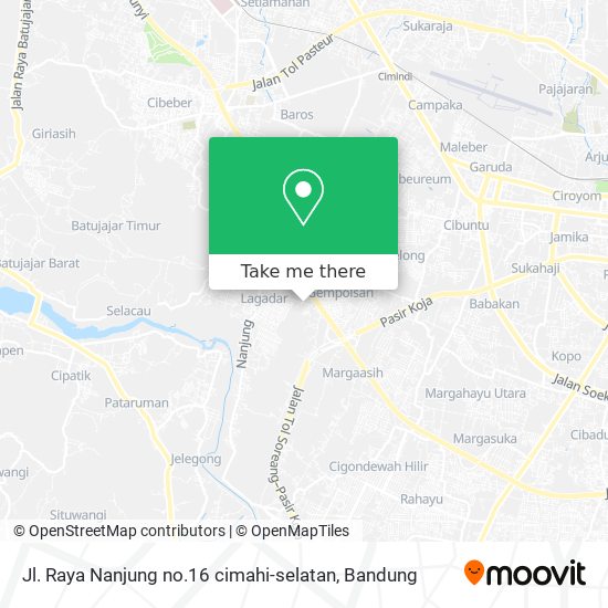 Jl. Raya Nanjung no.16 cimahi-selatan map