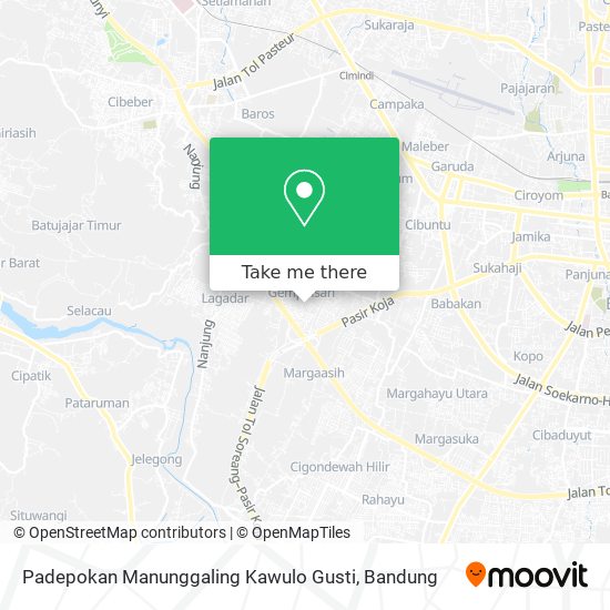 Padepokan Manunggaling Kawulo Gusti map