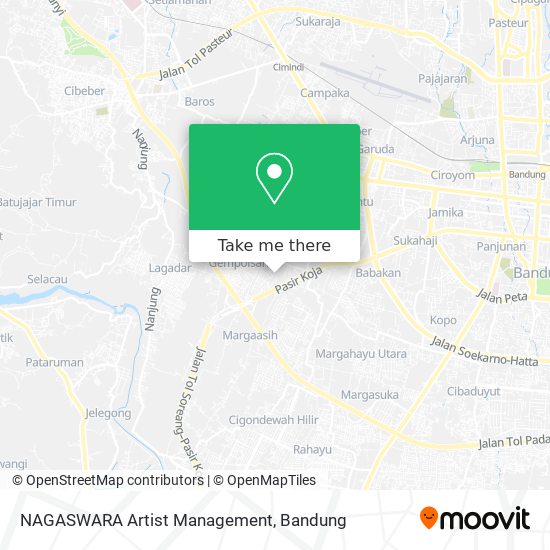 NAGASWARA Artist Management map