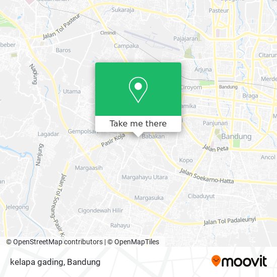 kelapa gading map