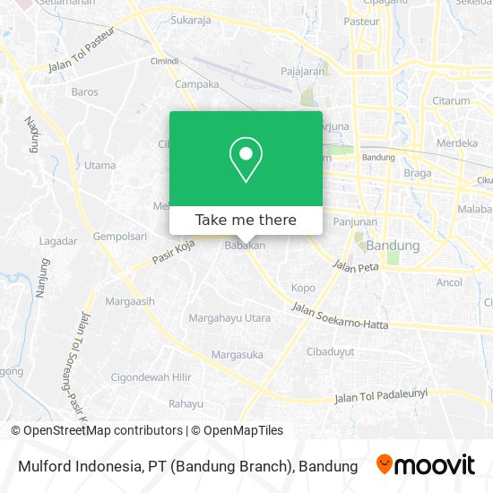 Mulford Indonesia, PT (Bandung Branch) map