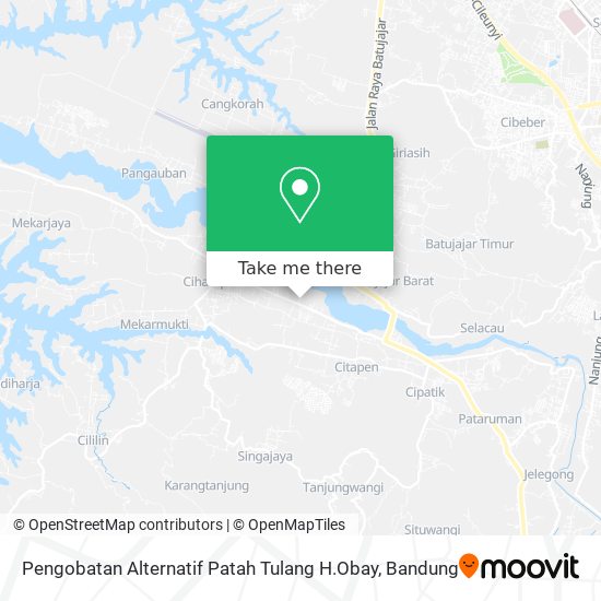 Pengobatan Alternatif Patah Tulang H.Obay map
