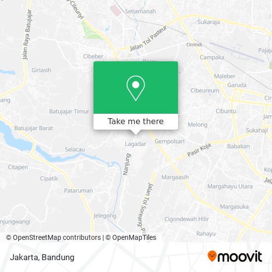 Jakarta map