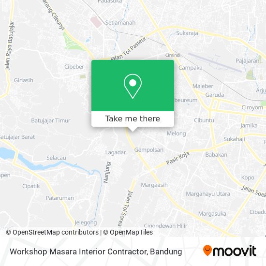 Workshop Masara Interior Contractor map