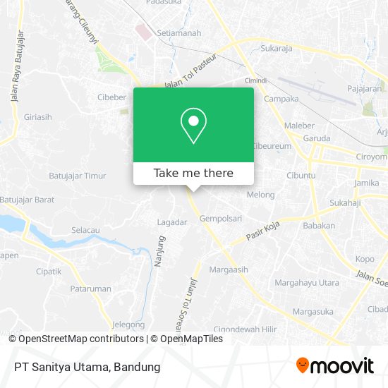 PT Sanitya Utama map