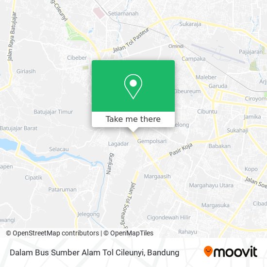 Dalam Bus Sumber Alam Tol Cileunyi map