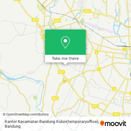 Kantor Kecamatan Bandung Kulon(temporaryoffice) map
