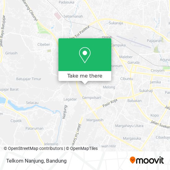 Telkom Nanjung map