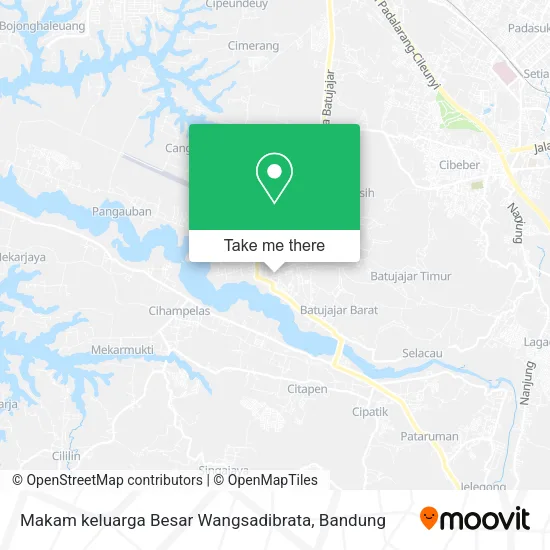 Makam keluarga Besar Wangsadibrata map